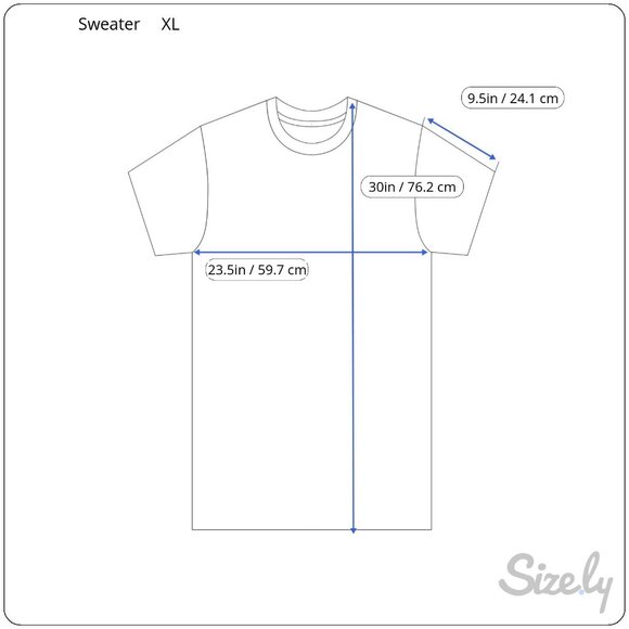 Vintage Style Tan & Brown Wavy Pattern Short Sleeve Sweater Shirt XL - Picture 2 of 3